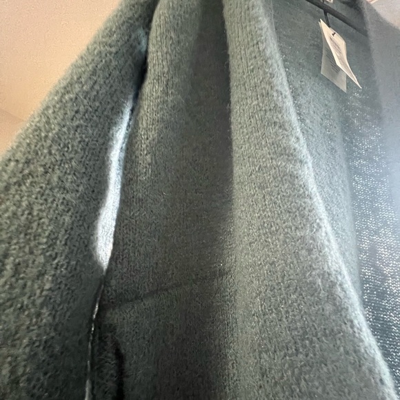 Nwt Asos JDY Firez women long sleeve longline knit cardigan, aqua blue - Picture 7 of 9